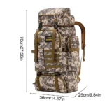 80L Tactical Backpack Waterproof Durable 6 | PricZone