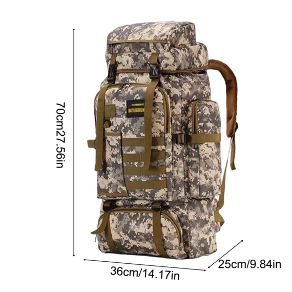 80L Tactical Backpack Waterproof Durable 6 | PricZone