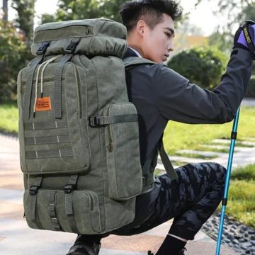 80L Waterproof Tactical Backpack - Outdoor Military Gear 2
