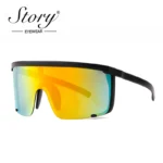 Oversized Shield Sunglasses Designer Fashion Eyewear | PricZone