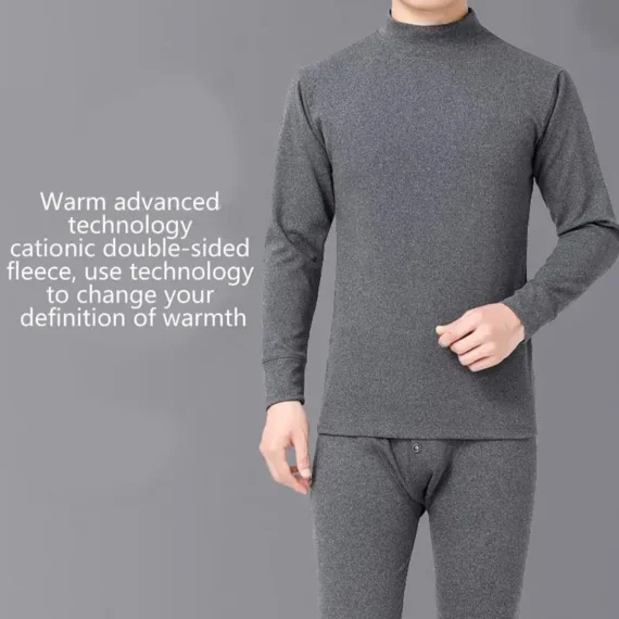 Warm Fleece Mens Thermal Underwear Set for Winter 4 | PricZone