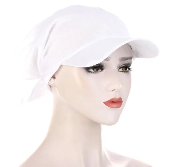 Solid Color Bandana Cap Sun Visor Turban Beach Style 6 | PricZone