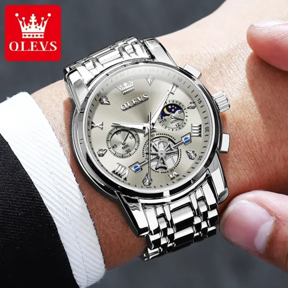 Luxury Luminous Chrono Watch OLEVS Waterproof 5 | PricZone