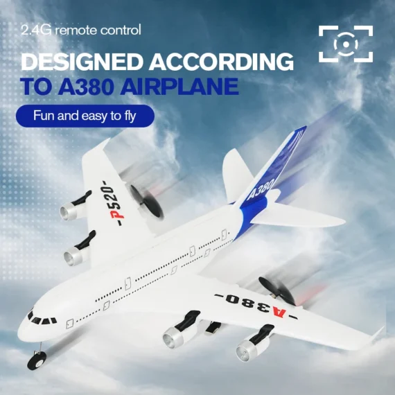 A380 Gyro RC Airplane for Kids Easy Flight Drone Gift 1 | PricZone