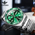 Luxury Green Diver Watch OUPINKE Automatic Timepiece 3 | PricZone