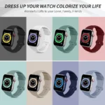 Versatile Silicone Band for Apple Watch 38 45mm 2 | PricZone