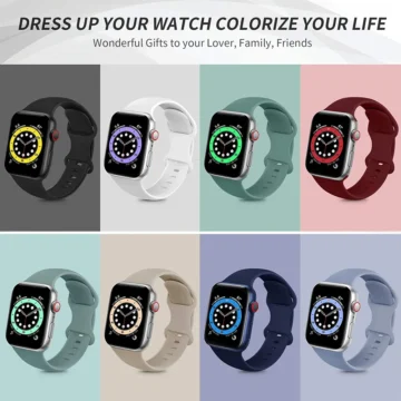 Versatile Silicone Band for Apple Watch 38-45mm 2