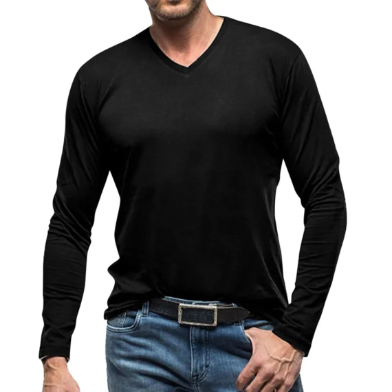 V Neck Thermal Activewear Tee Slim Fit Underwear 5 | PricZone