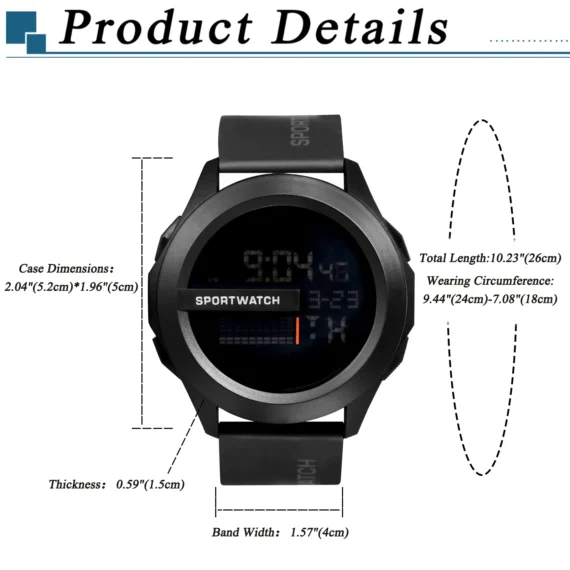 Teen Student Multifunction Waterproof Watch with Alarm 6 | PricZone