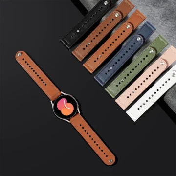 Galaxy Watch Leather Strap Stylish & Durable 1