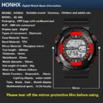 Luminous 7 Color Sports Watch for Men Fashion Gift 4 | PricZone