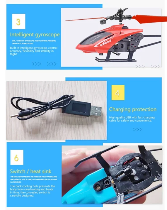 Gesture Sensing Mini RC Drone for Kids with Lights 4 | PricZone