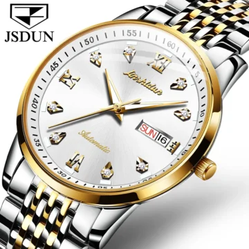 JSDUN Elite Steel Automatic Watch - Luxury & Precision 1