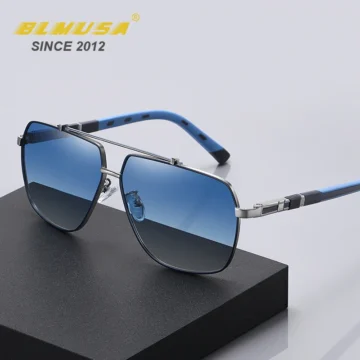 BLMUSA Square Polarized Luxury Sunglasses for Men 1 | PricZone