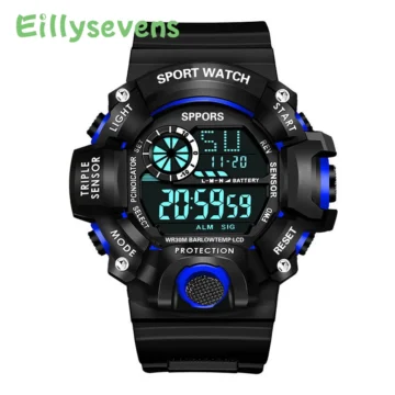 Water Resistant Mens LED Sports Watch 1 | PricZone