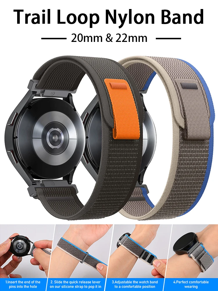 Nylon Trail Loop Band for Galaxy Watch Huawei GT 1 Nylon Trail Loop Band for Galaxy Watch & Huawei GT 1