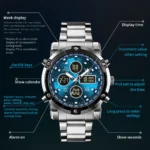 OLEVS Multifunction Mens Watch Waterproof Stainless 5 | PricZone