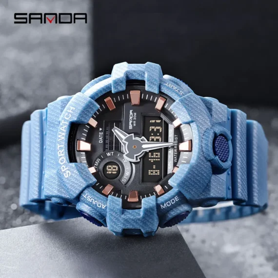 HSU Sanda Dual Tech Waterproof Mens Sport Watch 6 | PricZone