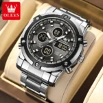 OLEVS Multifunction Mens Watch Waterproof Stainless 2 | PricZone