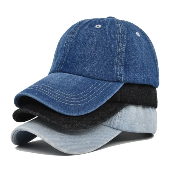 Unisex Denim Baseball Cap Retro Washed UV Protection 1 | PricZone