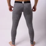 Striped Thermal Mens Leggings Boxer Briefs 4 | PricZone