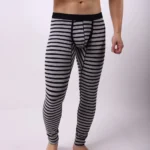 Striped Thermal Mens Leggings Boxer Briefs 2 | PricZone