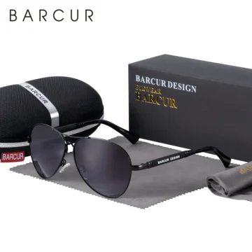 BARCUR UV400 Polarized Pilot Shades for All 1