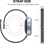 Magnetic Metal Bracelet for Amazfit 20mm22mm Bands 4 | PricZone