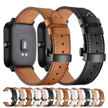 Amazfit Leather Strap GTSGTR Series Bip Band 2022mm 1 | PricZone