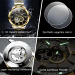 Luxury Skeleton Watch Waterproof Sapphire 5 | PricZone