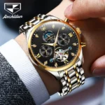 Luxury Skeleton Moonwatch Waterproof Automatic 6 | PricZone