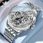 OUPINKE 3252 Elite Diamond Skeleton Watch 1 | PricZone