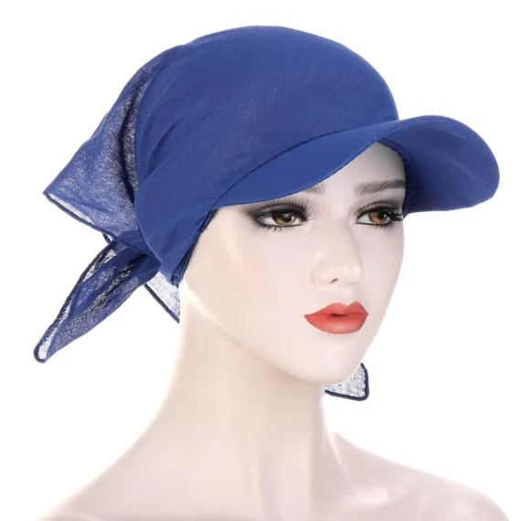 Solid Color Bandana Cap Sun Visor Turban Beach Style 4 | PricZone