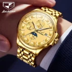 Luxury Gold Moon Phase Watch 44mm JSDUN 5 | PricZone