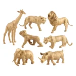 Golden Wild Animal Figurines 7pc Educational Set 3 | PricZone