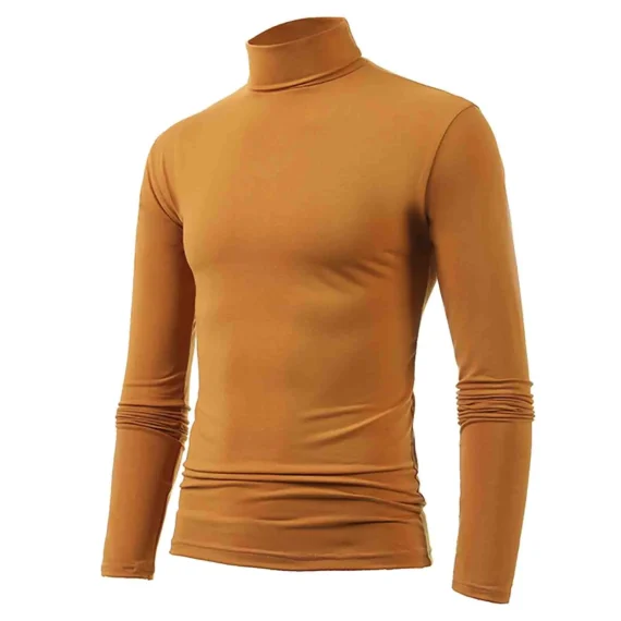 Thermal High Collar Mens T Shirt for Winter Warmth 5 | PricZone