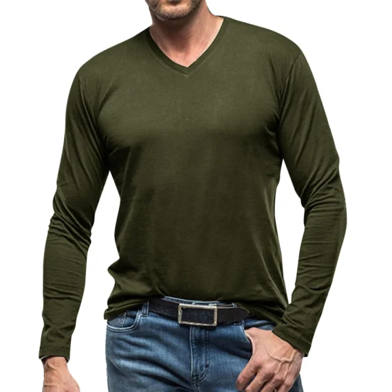 V Neck Thermal Activewear Tee Slim Fit Underwear 3 | PricZone