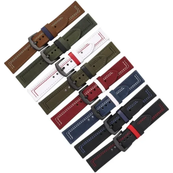 Premium Leather Strap for AmazfitHuawei 20mm 22mm 1 | PricZone