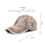 Adjustable Vintage Baseball Cap Breathable Sun Hat 6 | PricZone