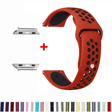 Sport Silicone Band for Apple Watch Series SE-Ultra2 2