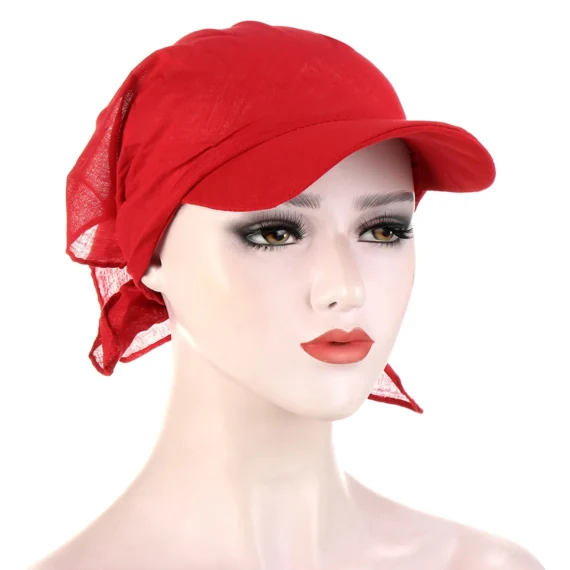 Solid Color Bandana Cap Sun Visor Turban Beach Style 2 | PricZone