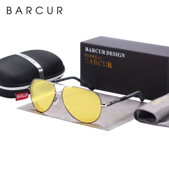 UV400 Polarized Unisex Sunglasses by BARCUR for Safe Driving 6 | PricZone