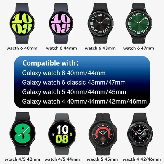 Galaxy Watch654 Silicone Sport Band 20mm 44mm40mm Strap 3 | PricZone