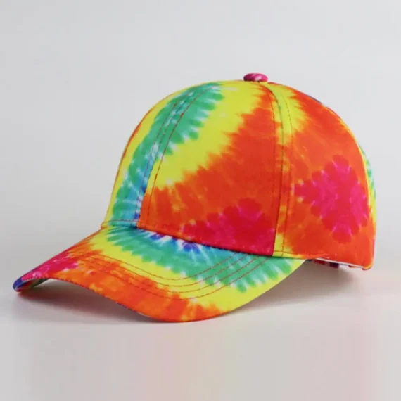 Tie Dye Sun Cap Durable Unisex Baseball Hat for Outdoors 3 | PricZone