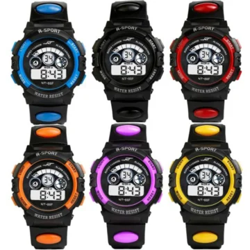 LED Sport Watch Waterproof Luminous Date Timer 2