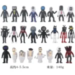 Skibidi Action Figures Toilet Duel PVC Models 3 | PricZone