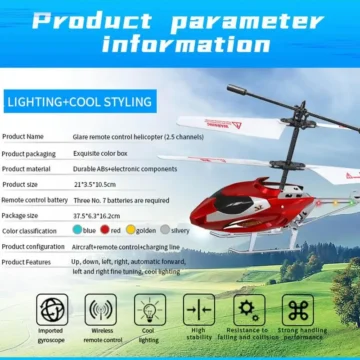 Easy-Fly RC Helicopter Durable Kids Toy with Smart Landing 2