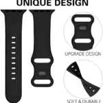 Versatile Silicone Band for Apple Watch 38 45mm 5 | PricZone