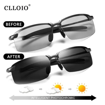 Dual Photochromic Polarized Sunglasses for Men UV400 1 | PricZone