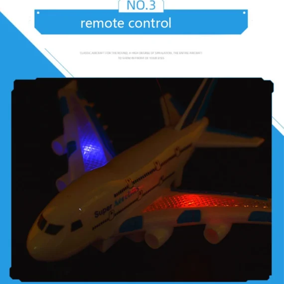 Kids DIY RC Airplane Musical Light Up Toy Plane 4 | PricZone